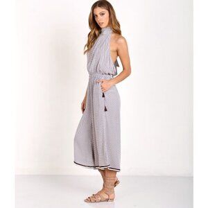 Faithful The Brand Fleetwood Jumpsuit Women XS Maryam Print Wide Leg Crop Beach